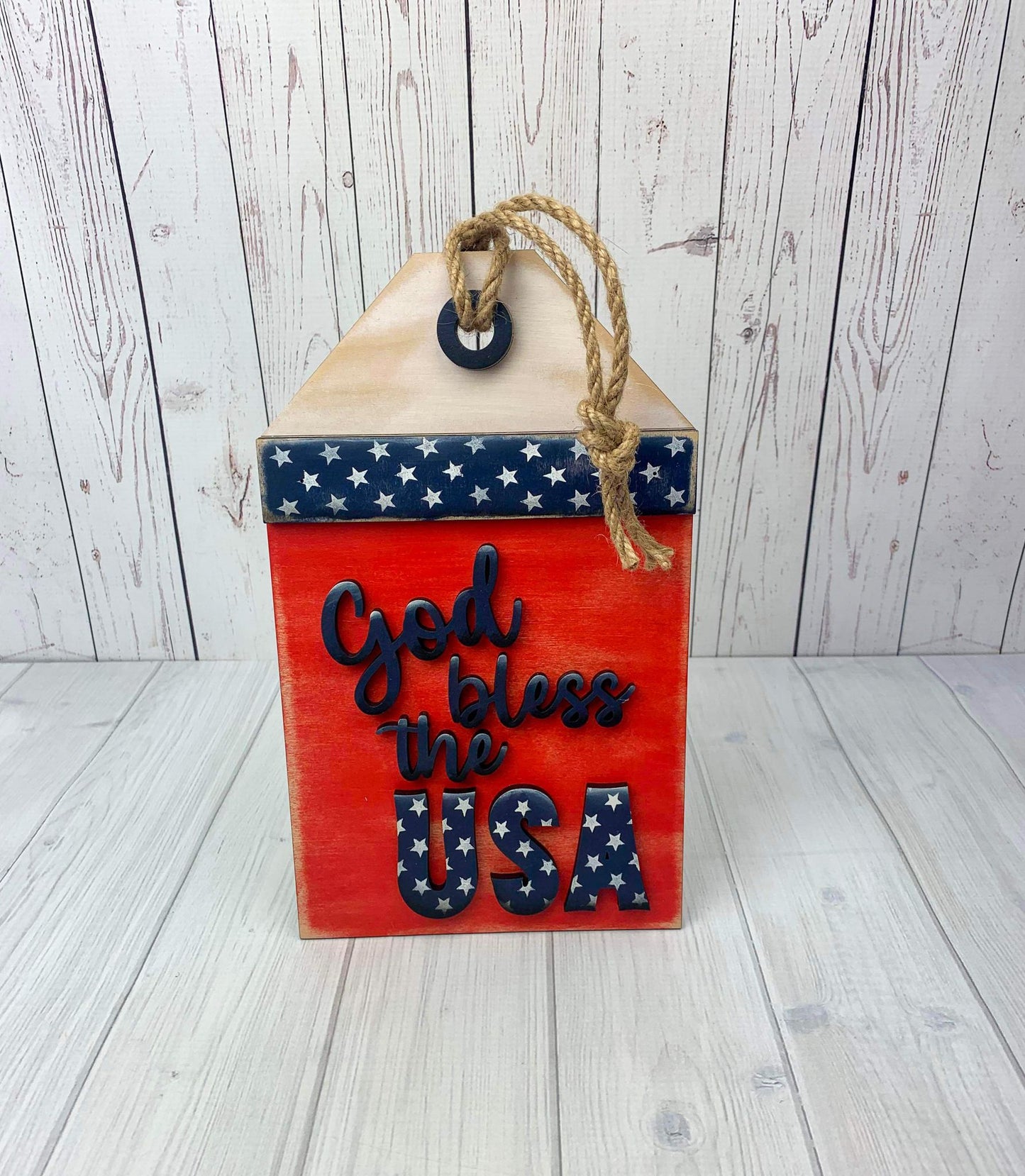 God Bless the USA Tag
