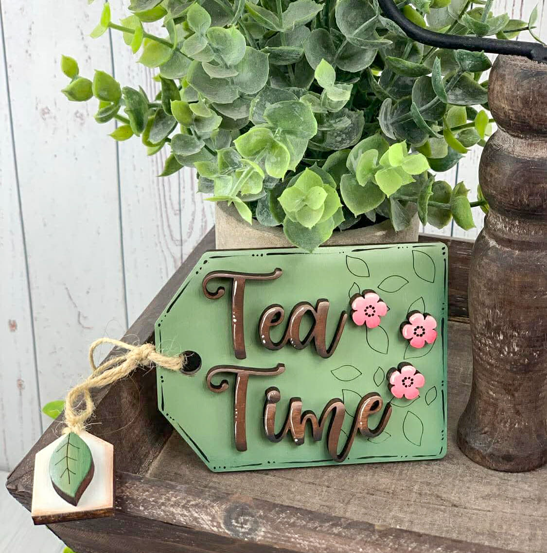 Tea Time Tiered Tray Decor Set