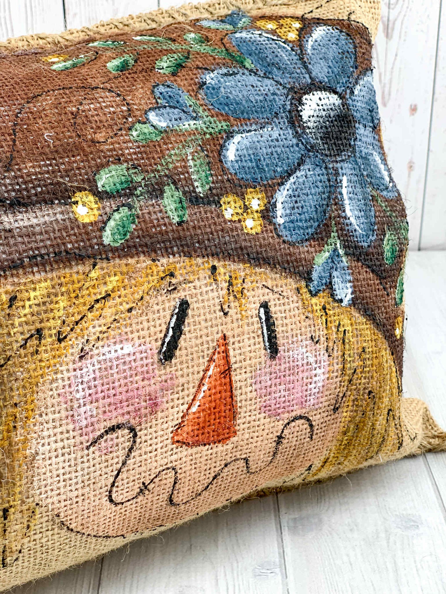 Happy Fall Y’all Scarecrow Pillow