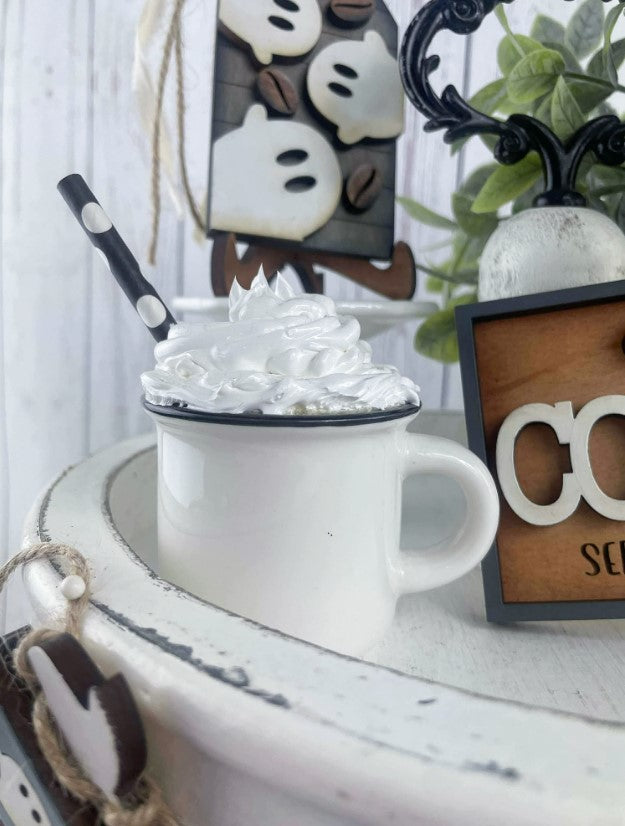Spooky Ghost Coffee Signs