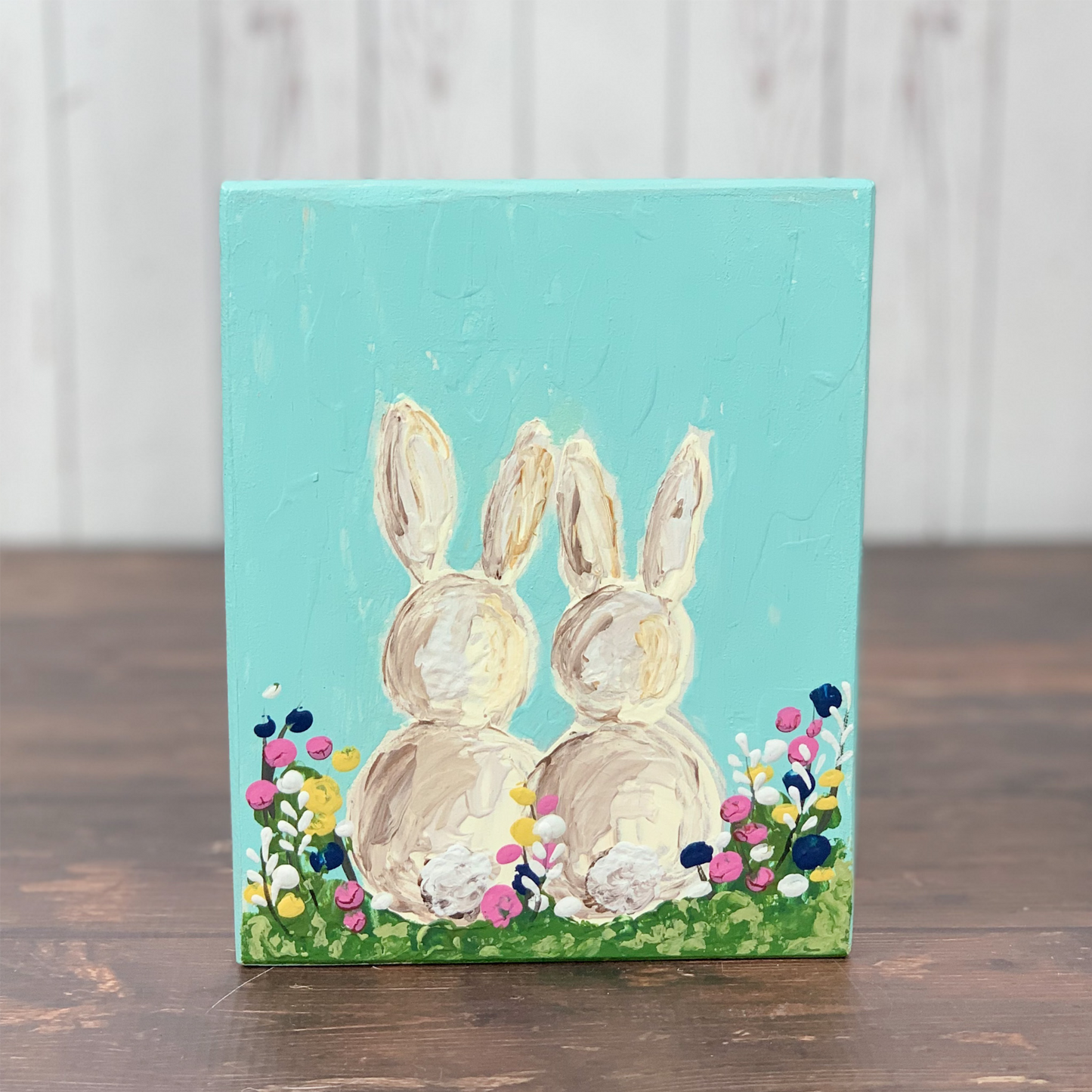 Palette Knife Bunny sign
