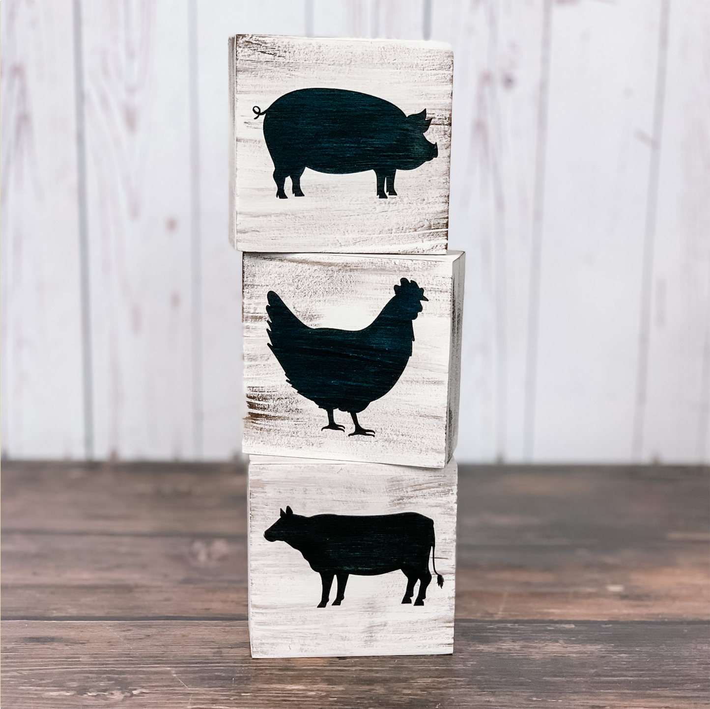 Farmhouse Animal Blocks