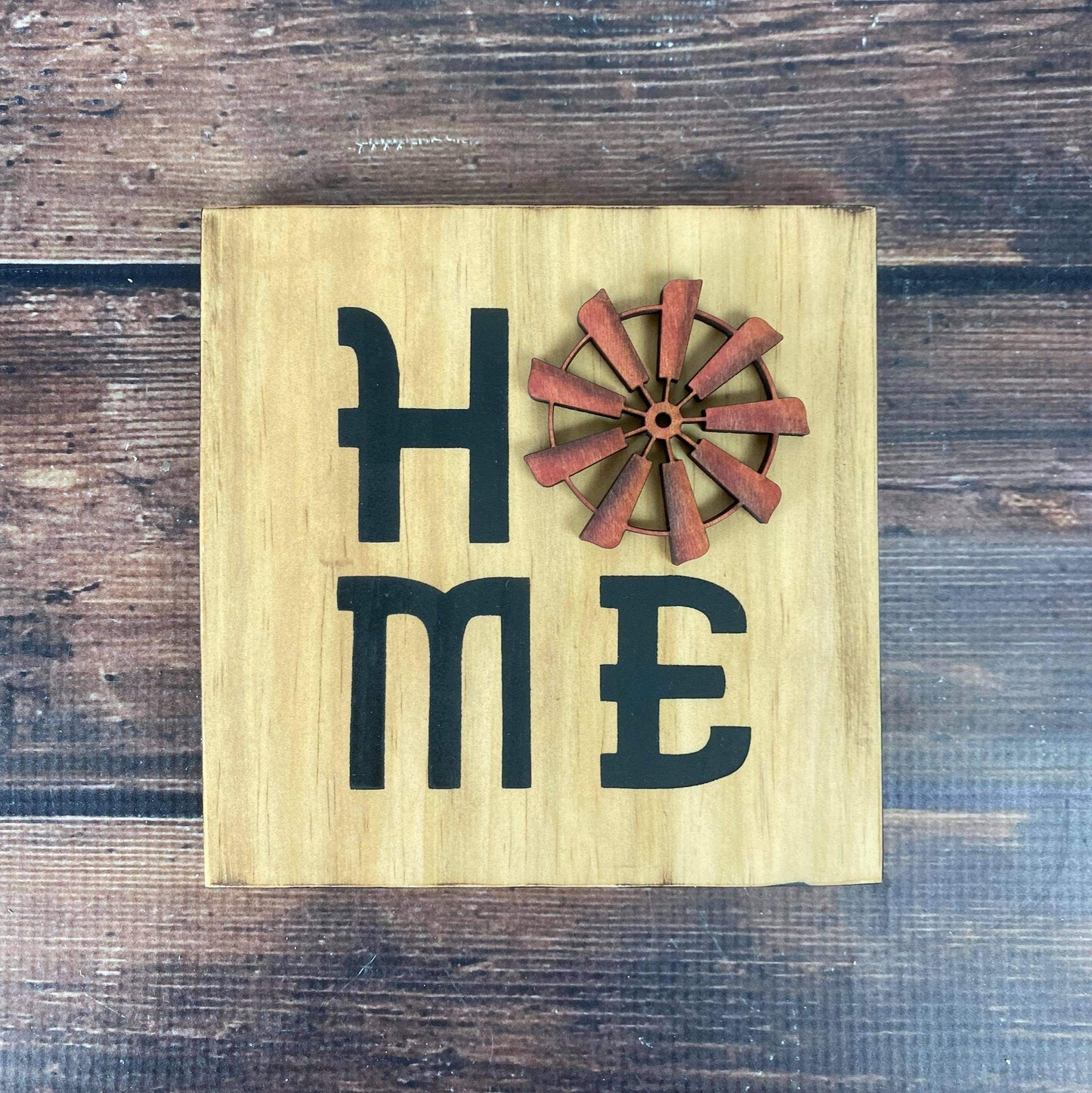 Windmill Home Sign