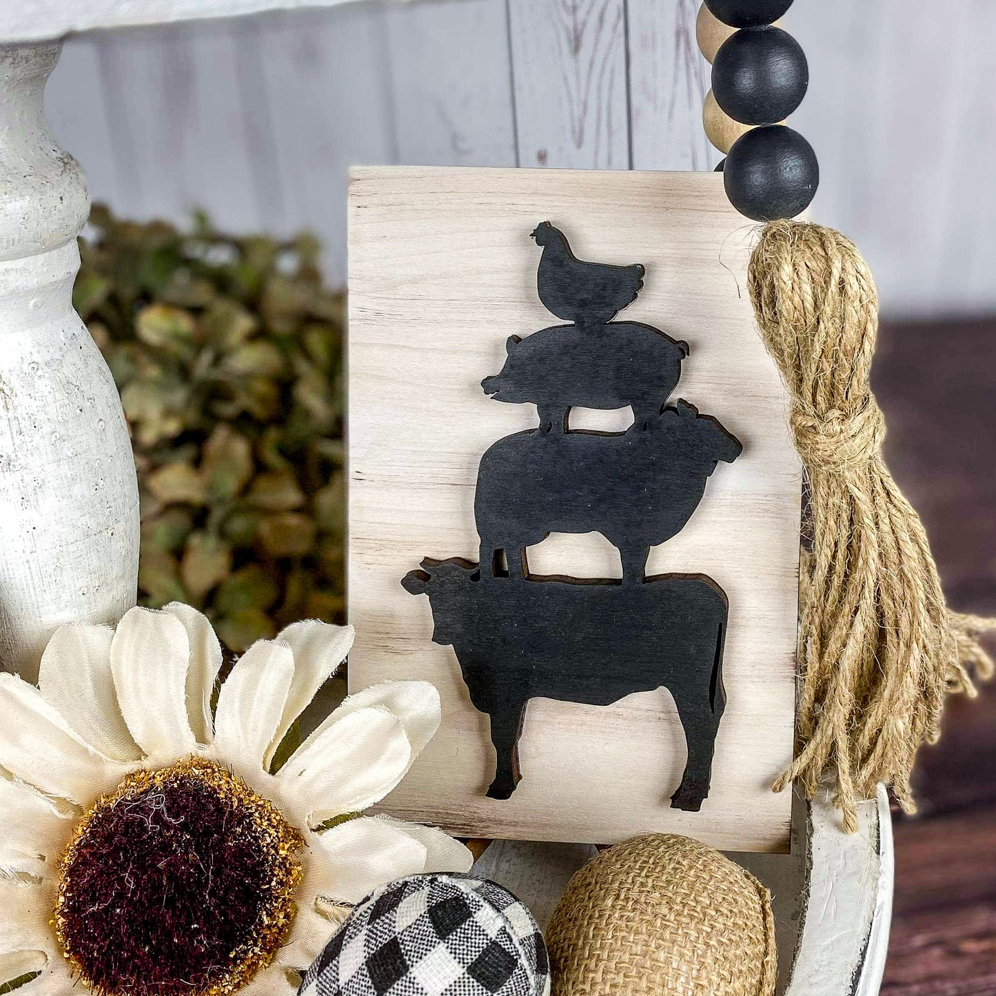 Farm Animals Sign - Home Decor sign