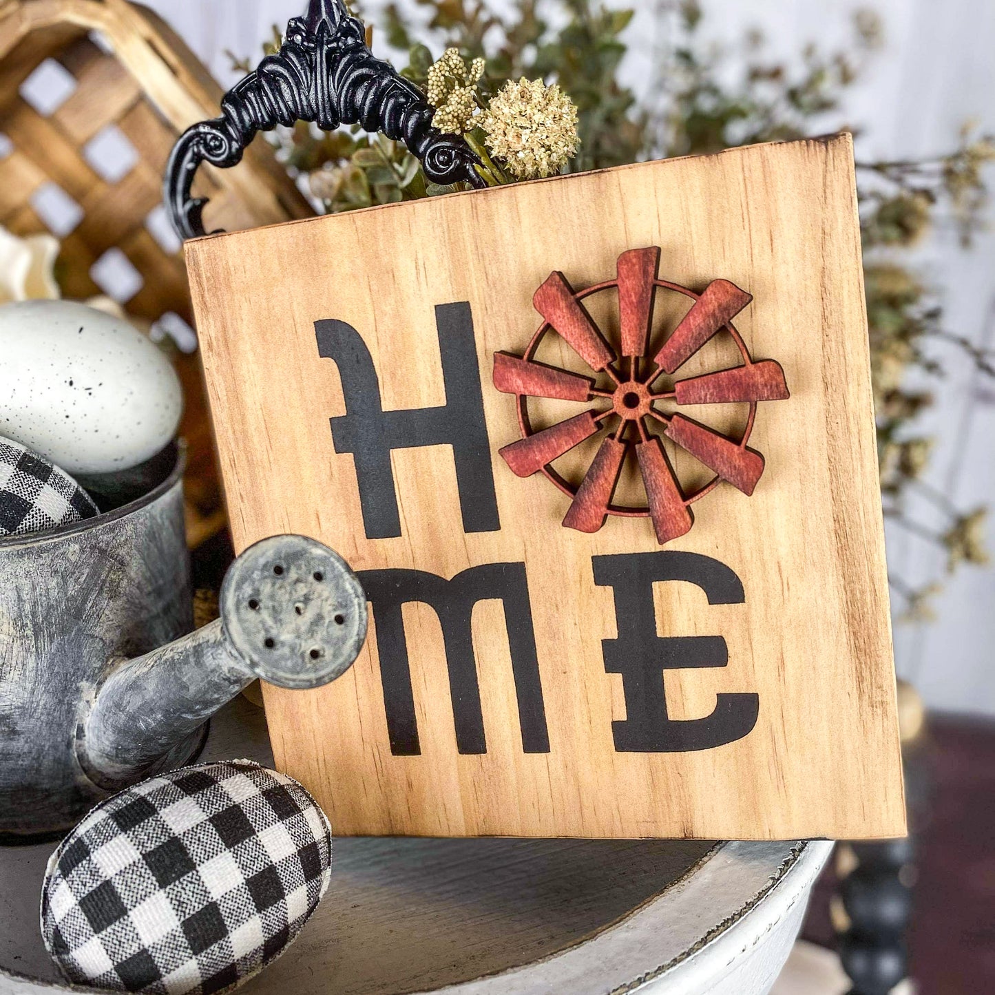 Windmill Home Sign - Home Decor sign