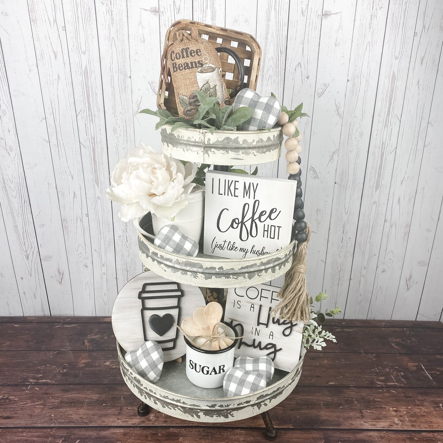 Coffee Beans Burlap Bag