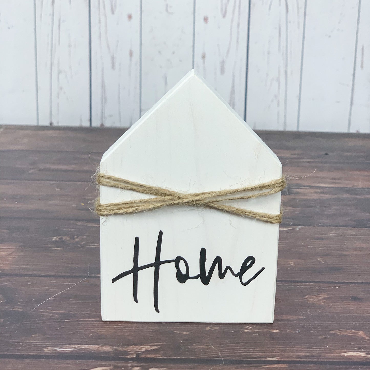 Home tier tray sign