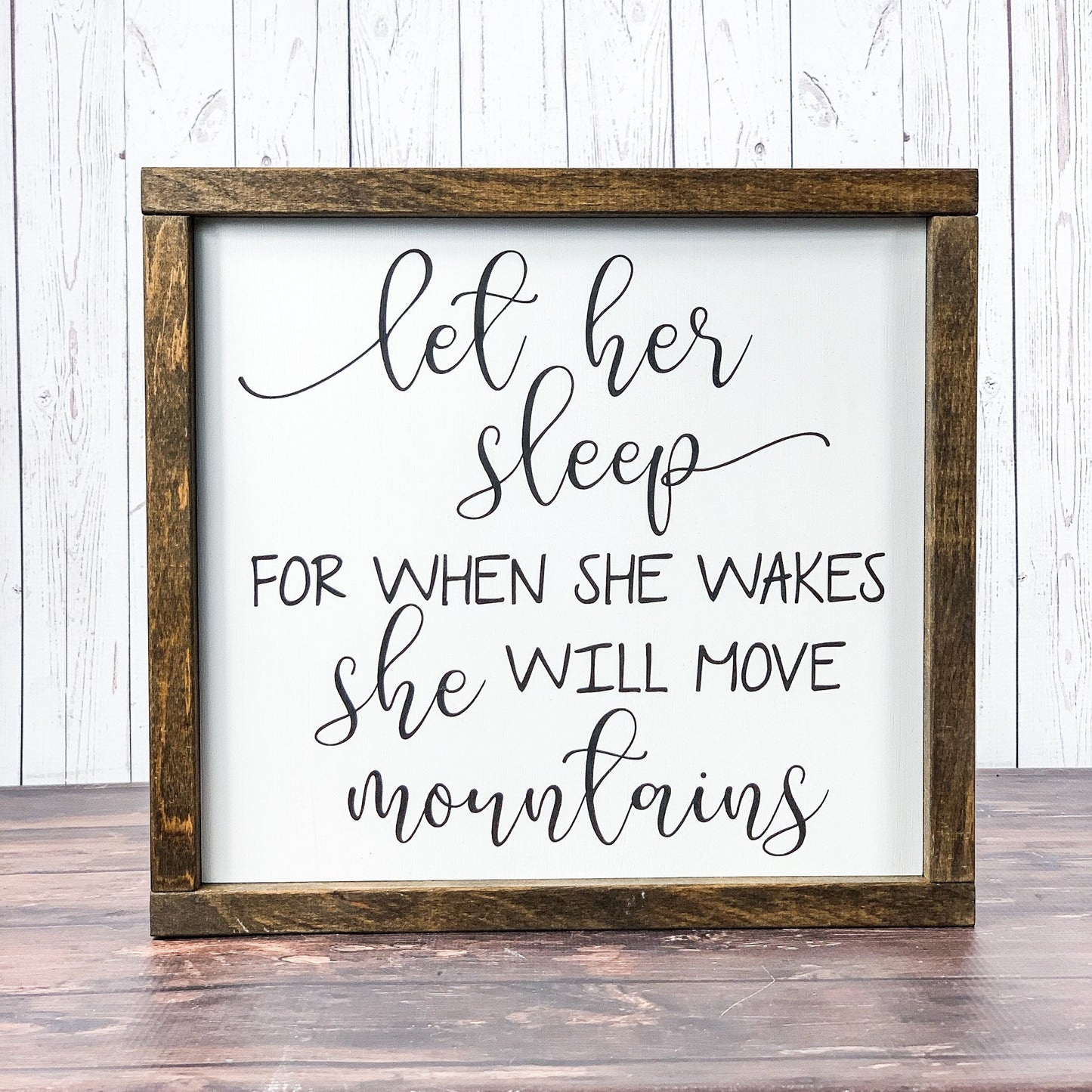 Let her sleep