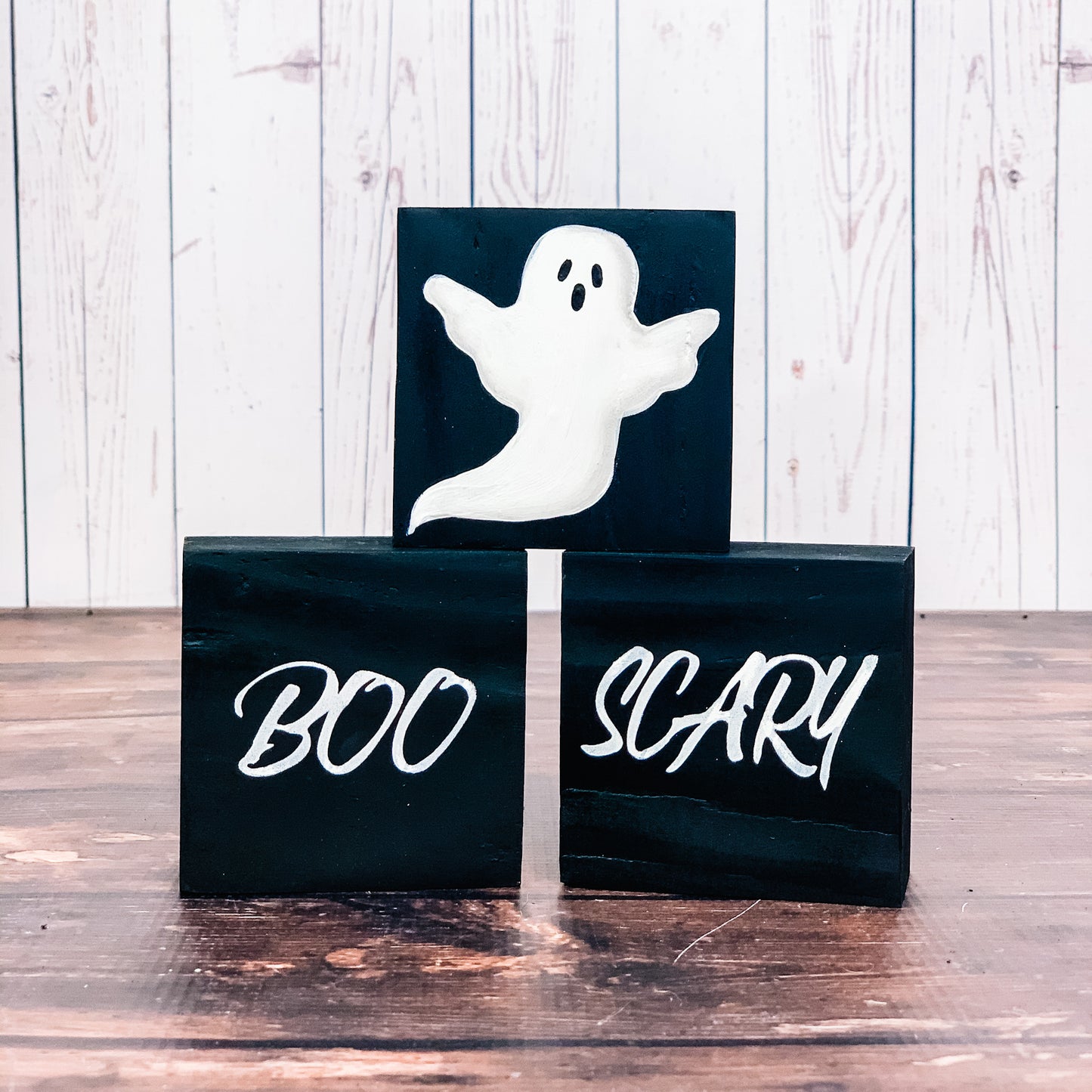 Boo Ghost Stackable Shelf Sitters