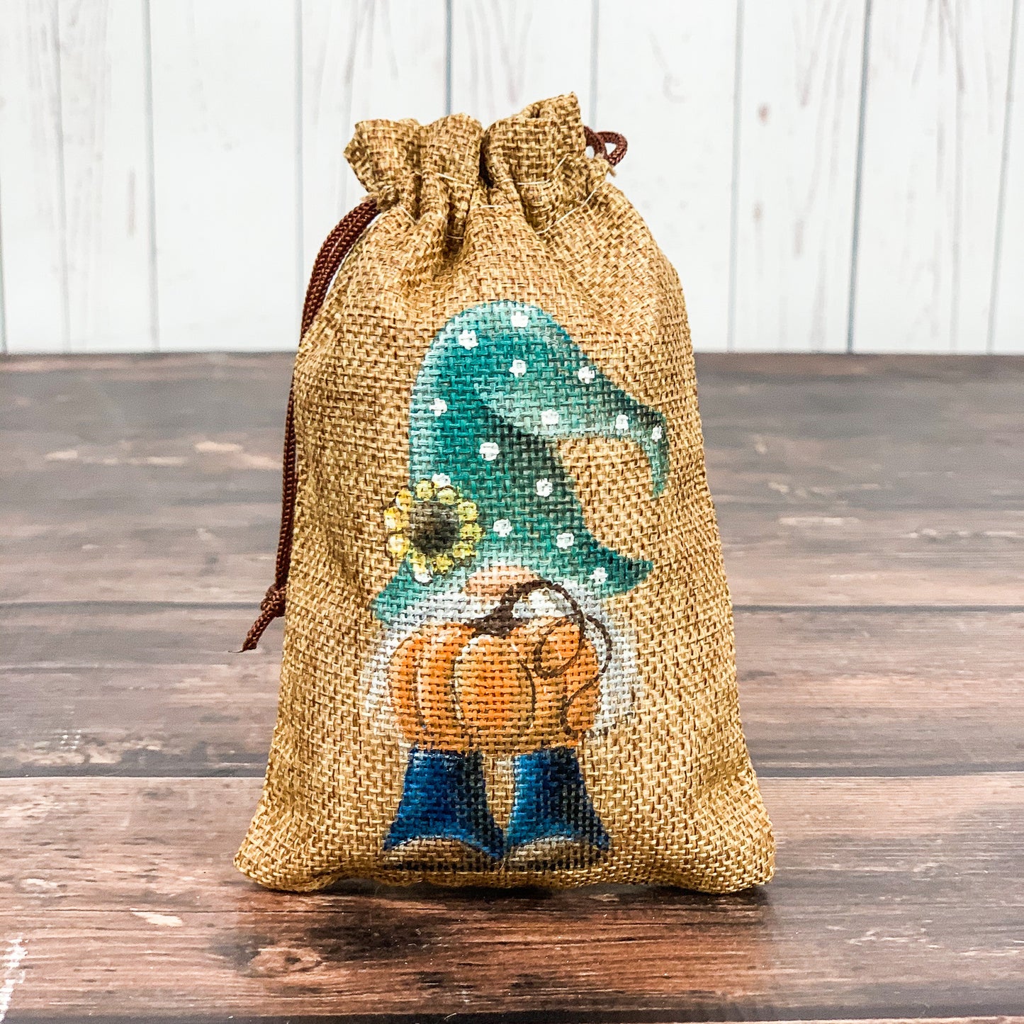 Fall harvest gnome tiered tray decor