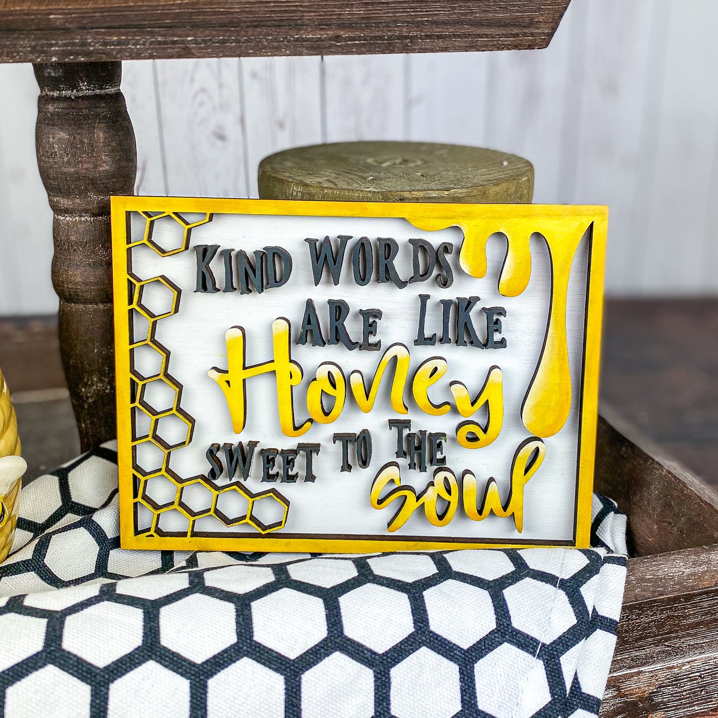 Bee Strong and Courageous Sign Bundle