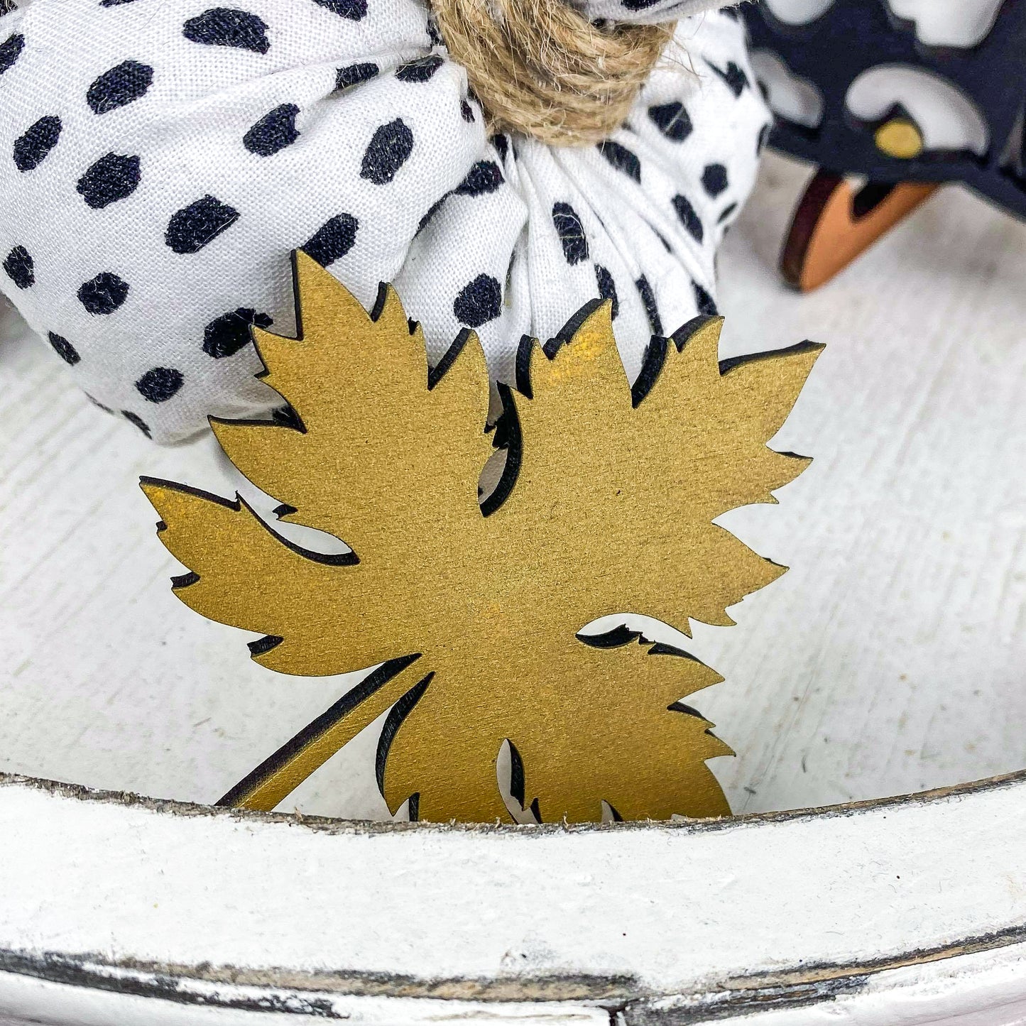 Fall Leaves Tiered Tray Decor