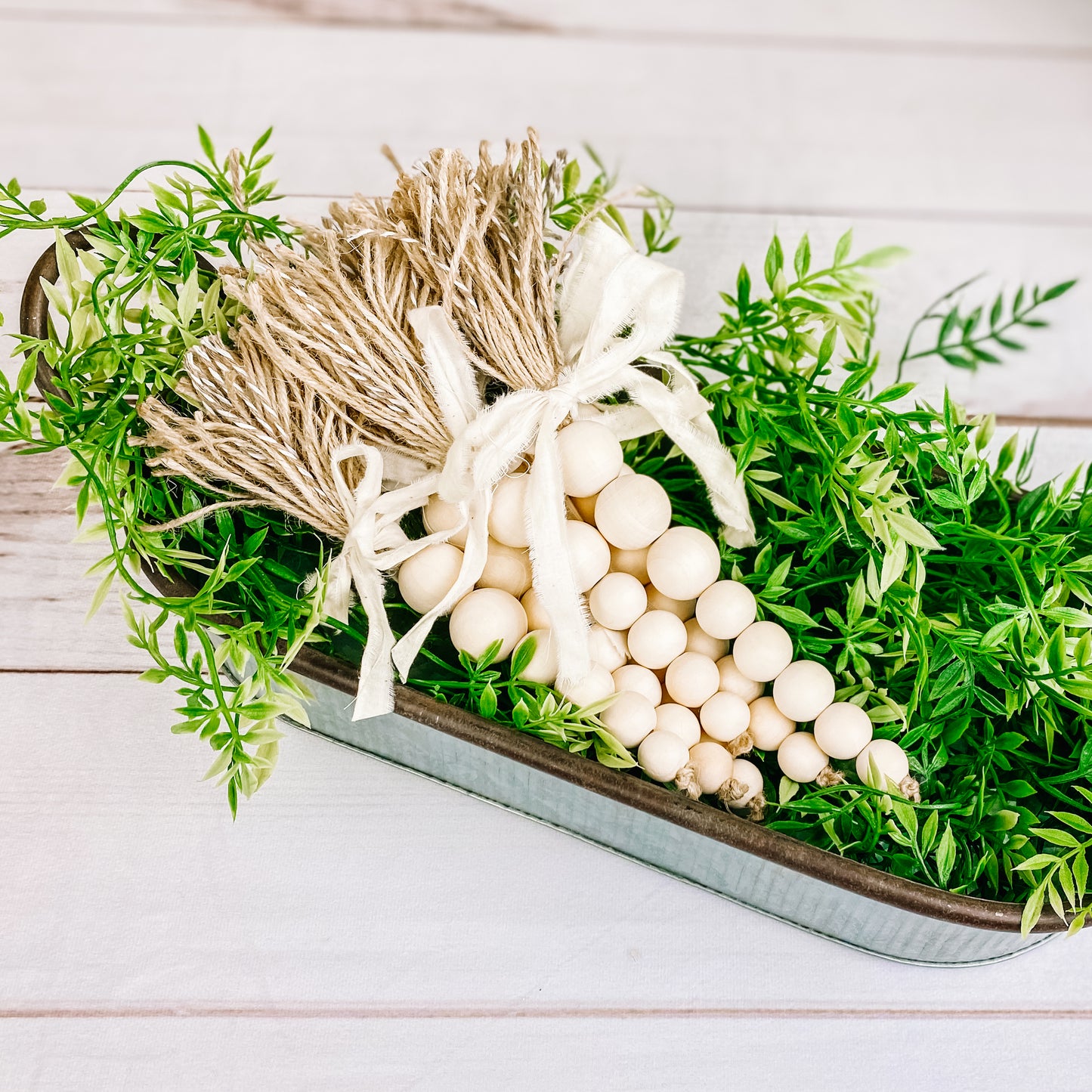Natural Wood Bead Carrots