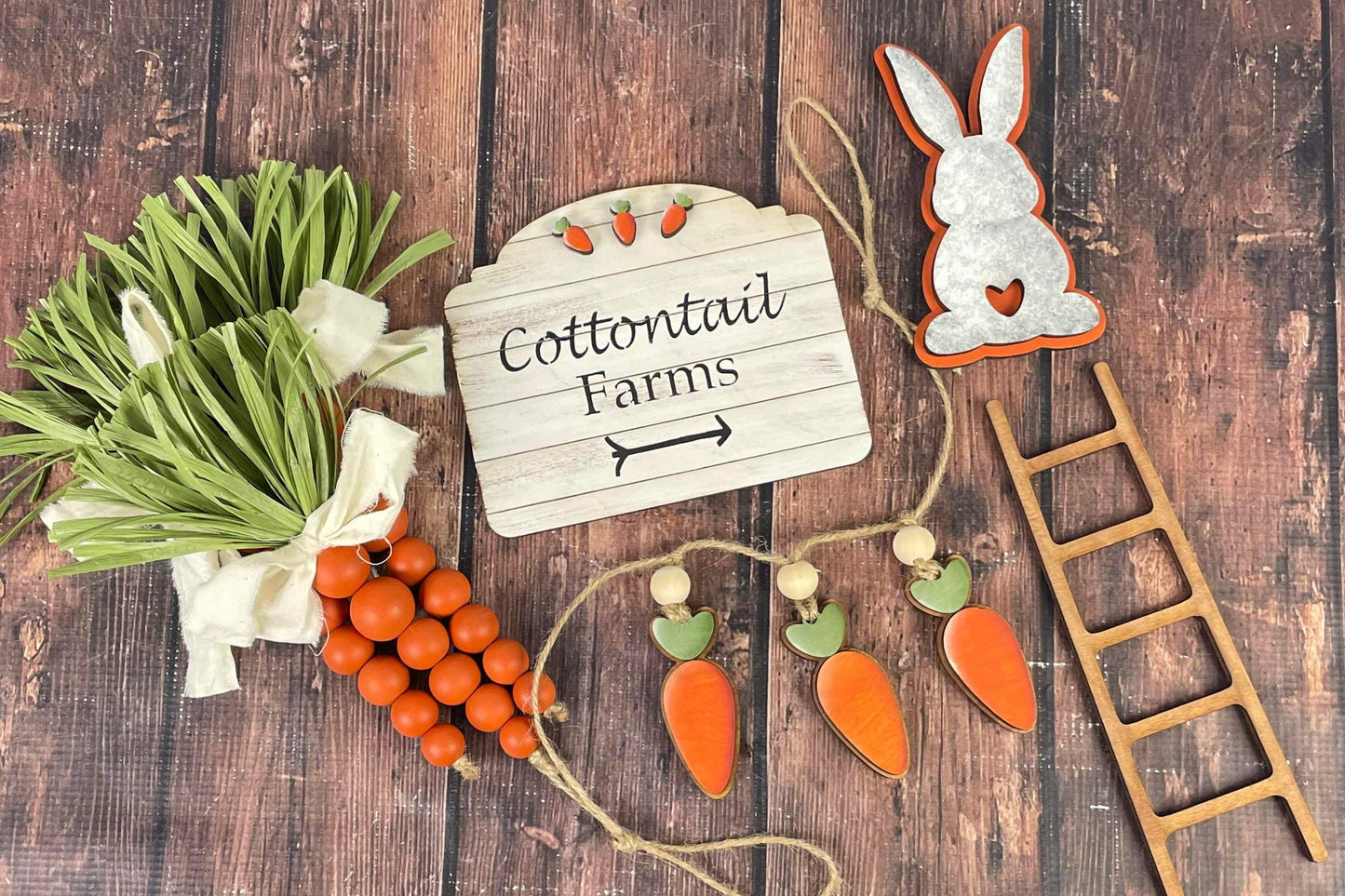 Easter Bunny Tiered Tray
