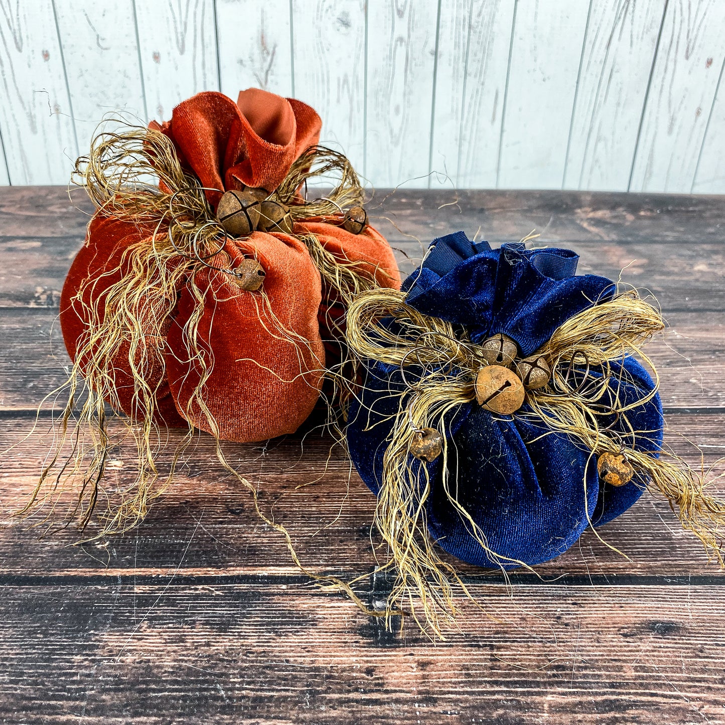 Fall Velvet Pumpkins