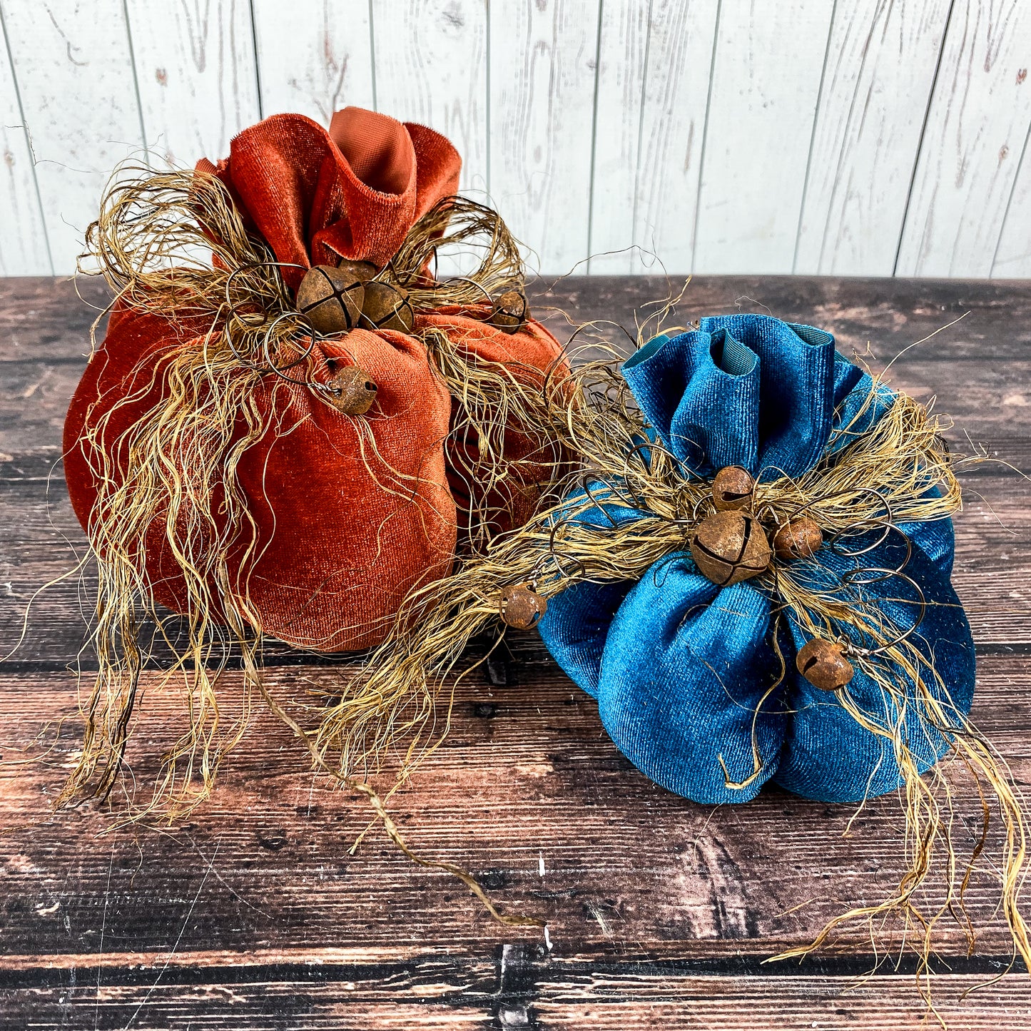 Fall Velvet Pumpkins