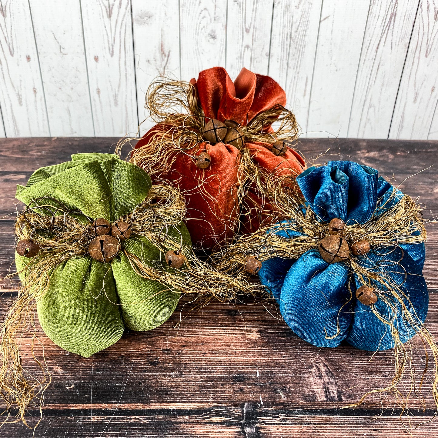 Fall Velvet Pumpkins