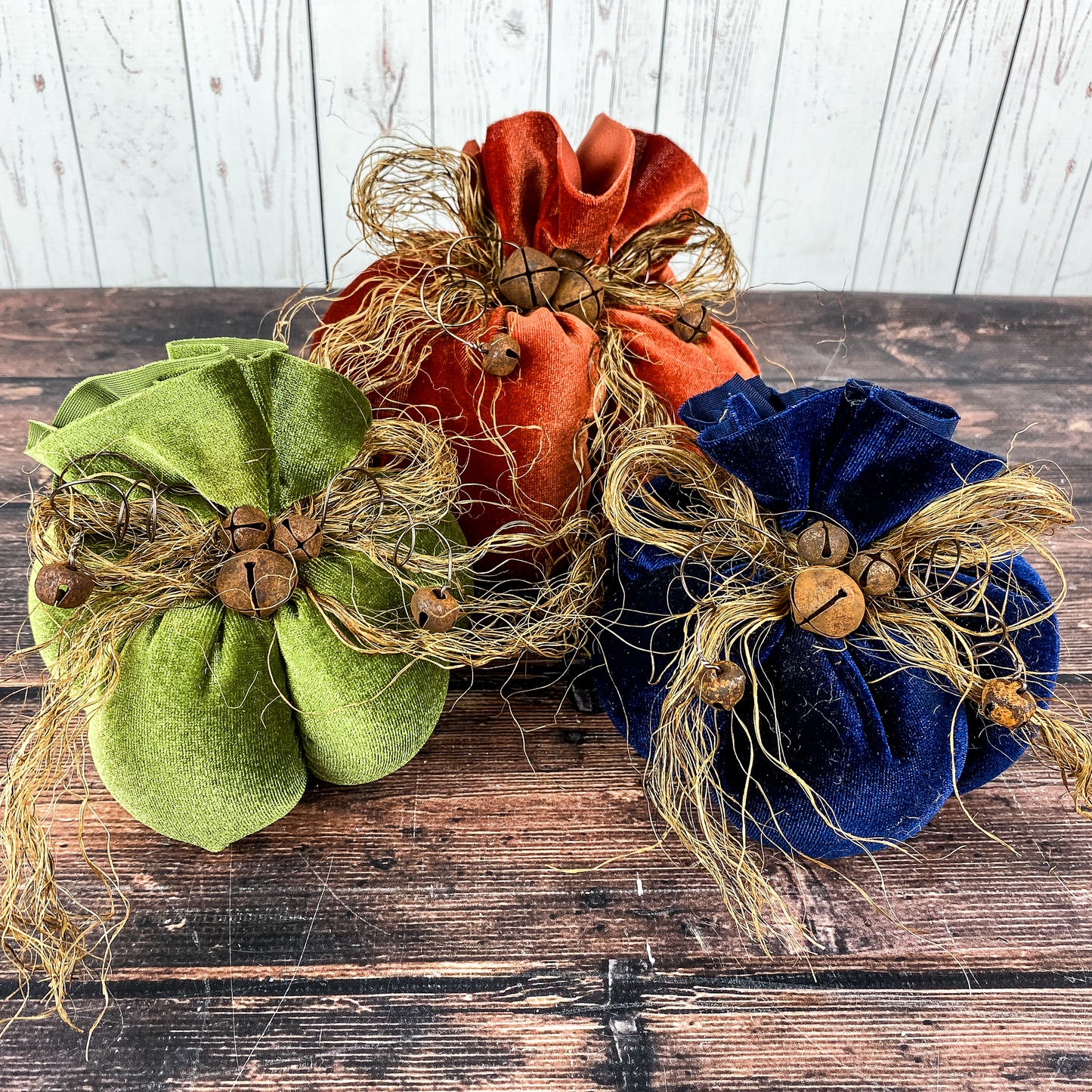 Fall Velvet Pumpkins