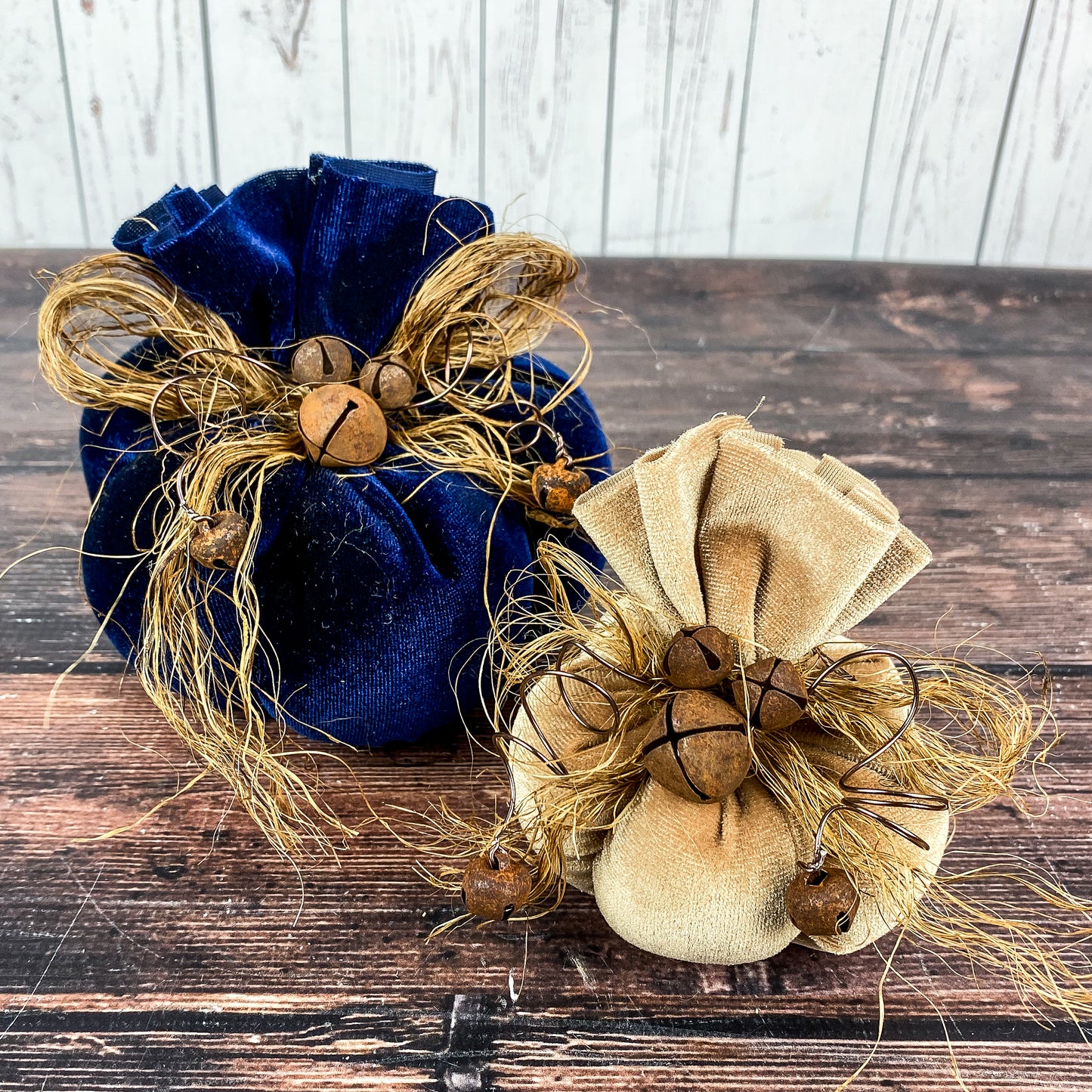 Fall Velvet Pumpkins