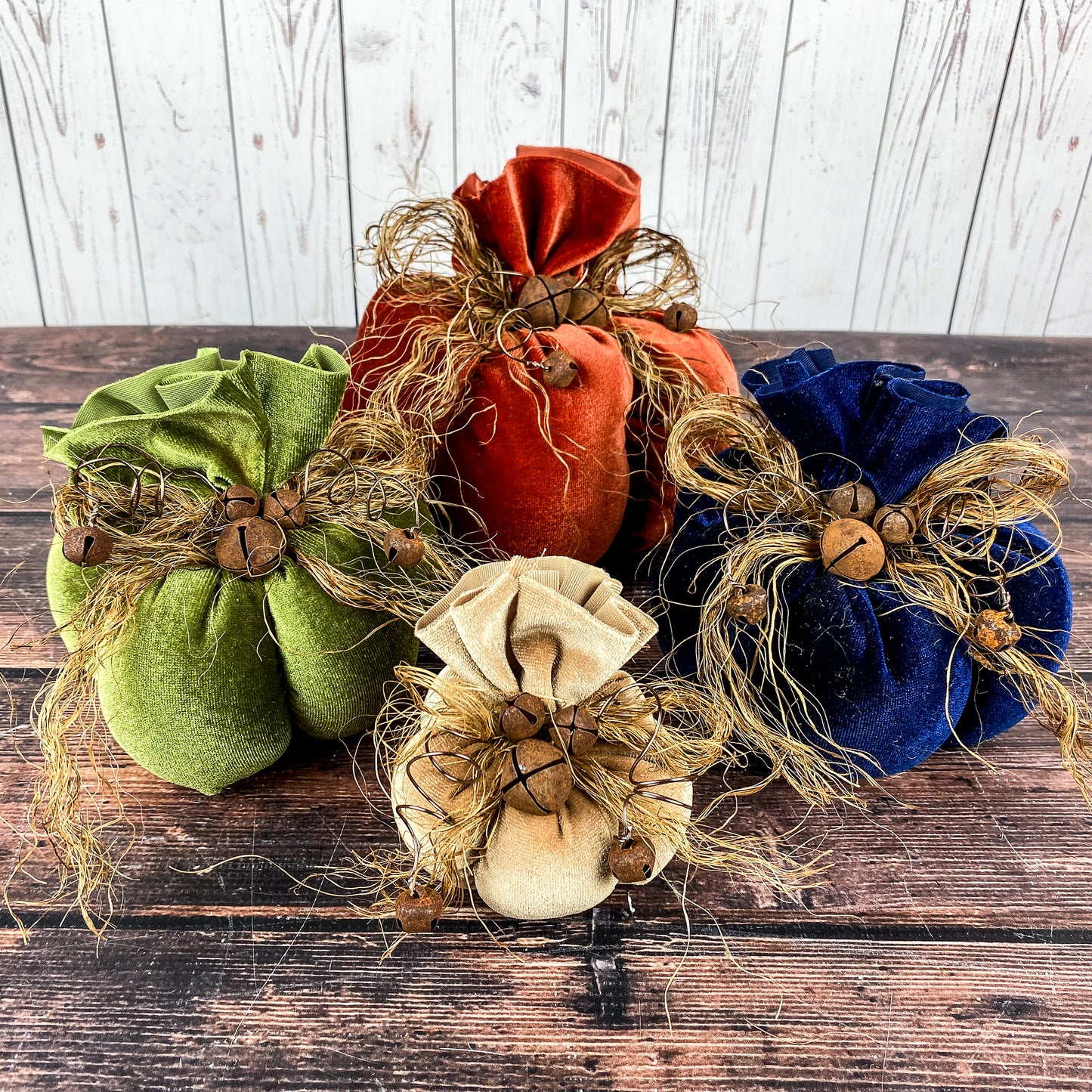 Fall Velvet Pumpkins
