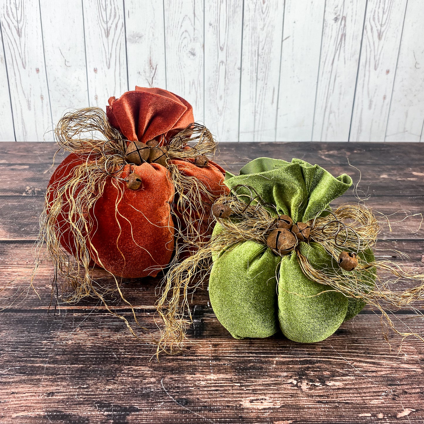 Fall Velvet Pumpkins