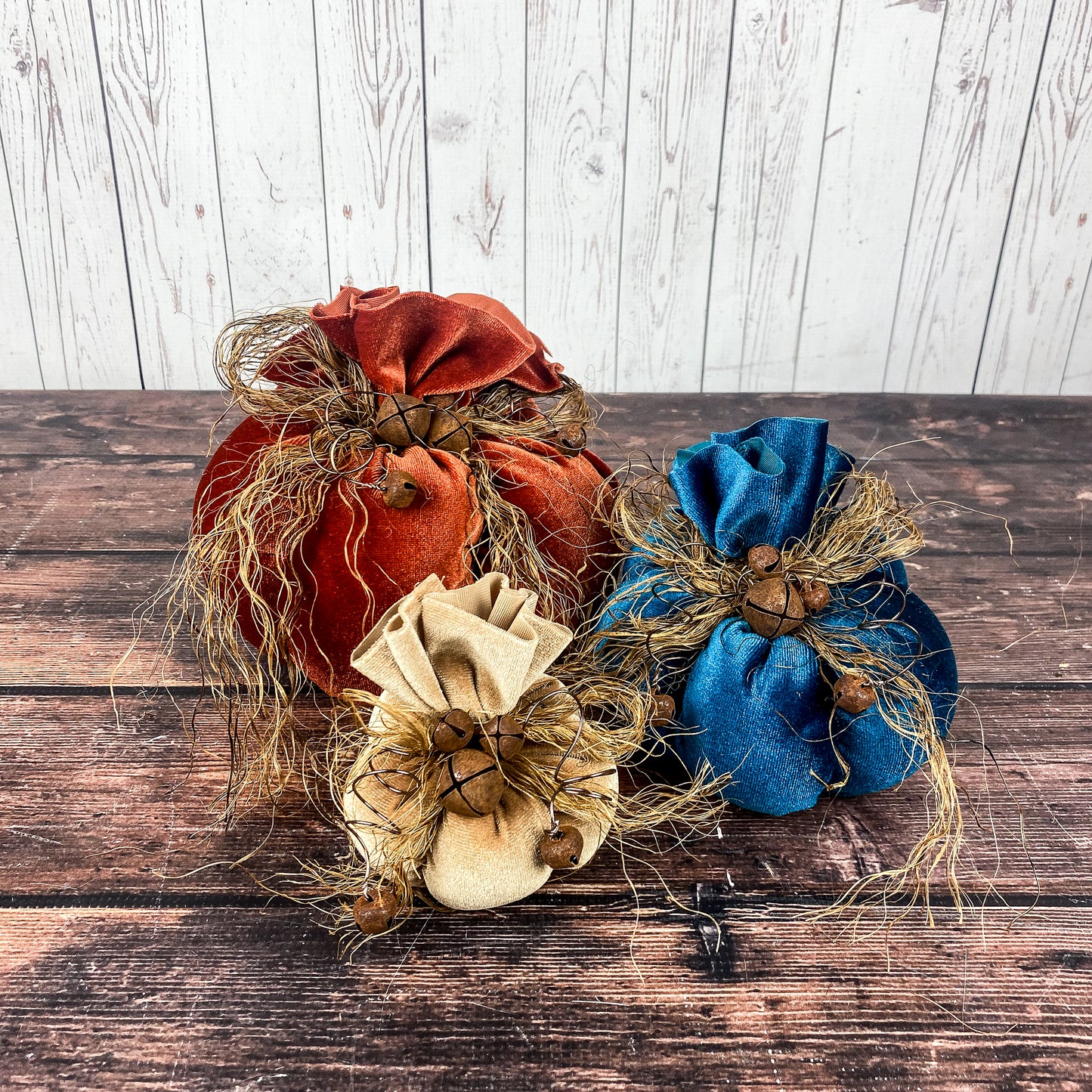 Fall Velvet Pumpkins