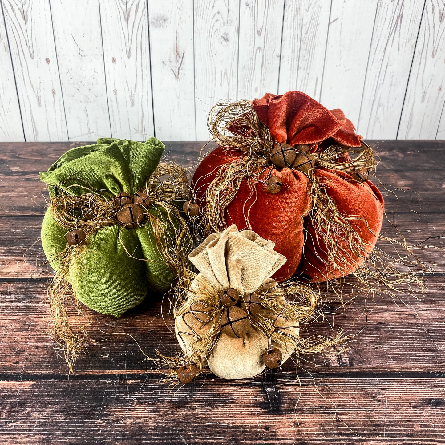 Fall Velvet Pumpkins