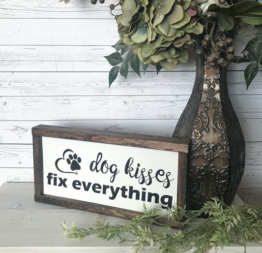 Dog kisses fix everything