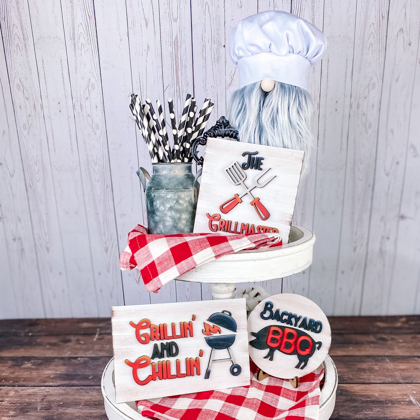 Grillin' and Chillin' 3D Sign