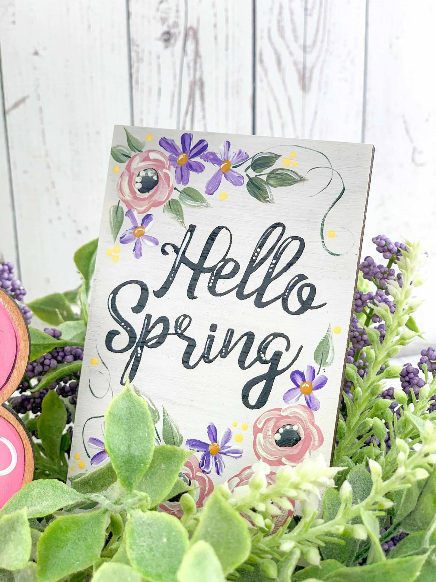 Hello Spring Mini Sign