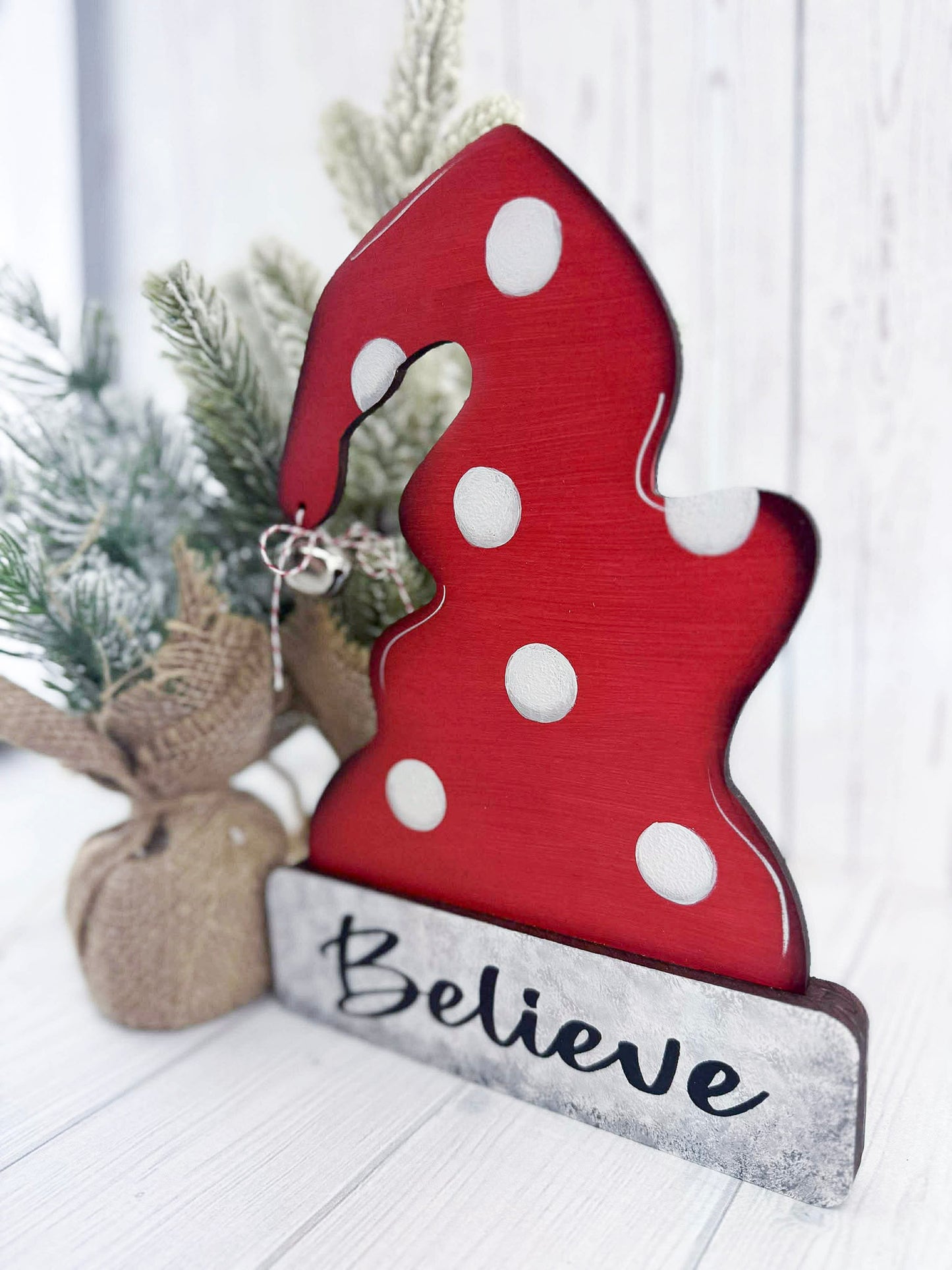 Santa Hat Shelf Sitter