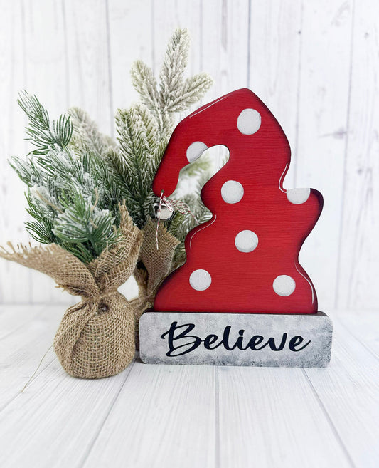 Santa Hat Shelf Sitter