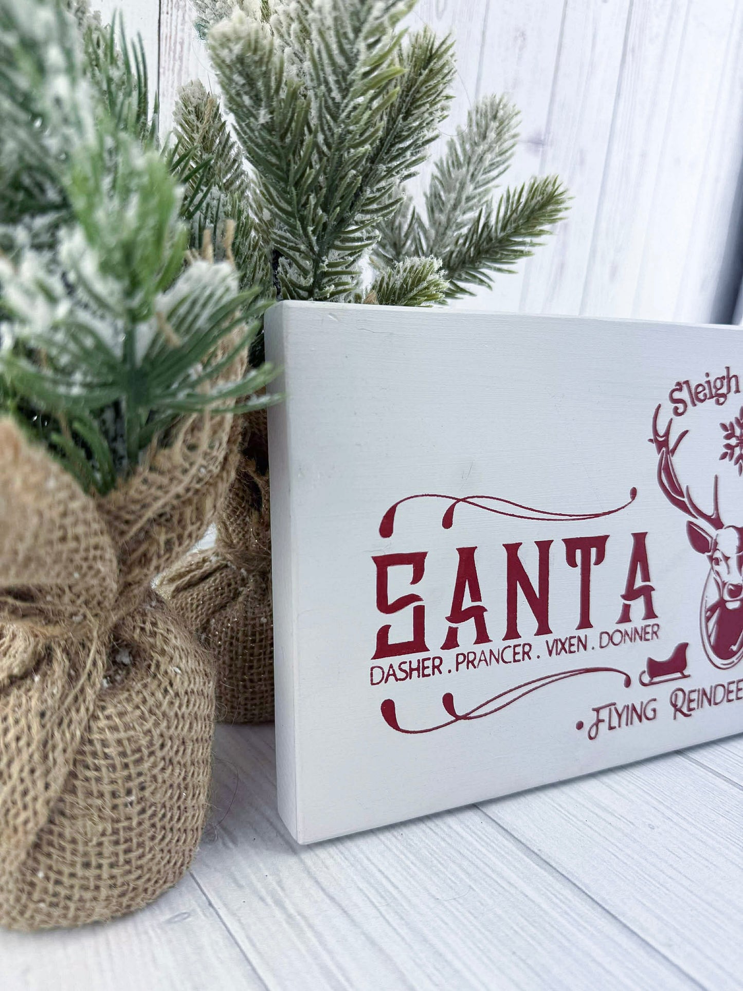 Santa Clause Sleigh Rides sign