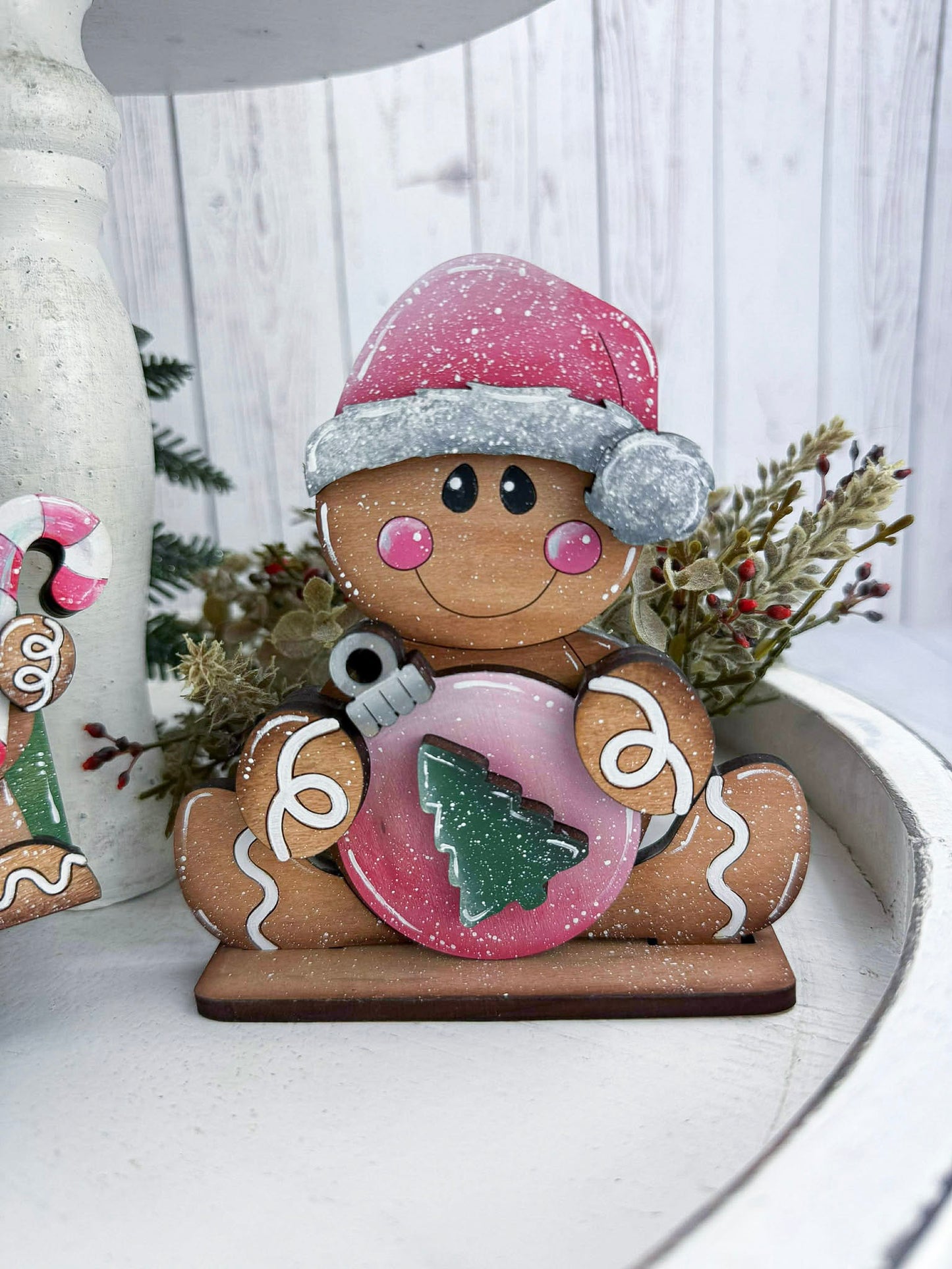 Gingerbread Holiday Tray Set