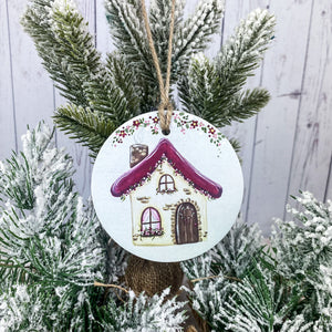 Gingerbread house Christmas Ornament