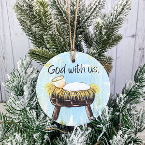 God with us Christmas Ornament