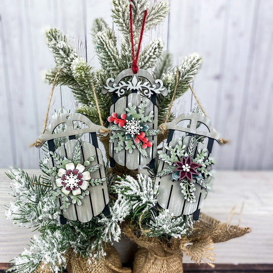 Sled Ornament