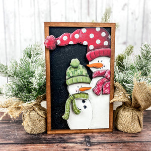 Rustic Snowman Decor