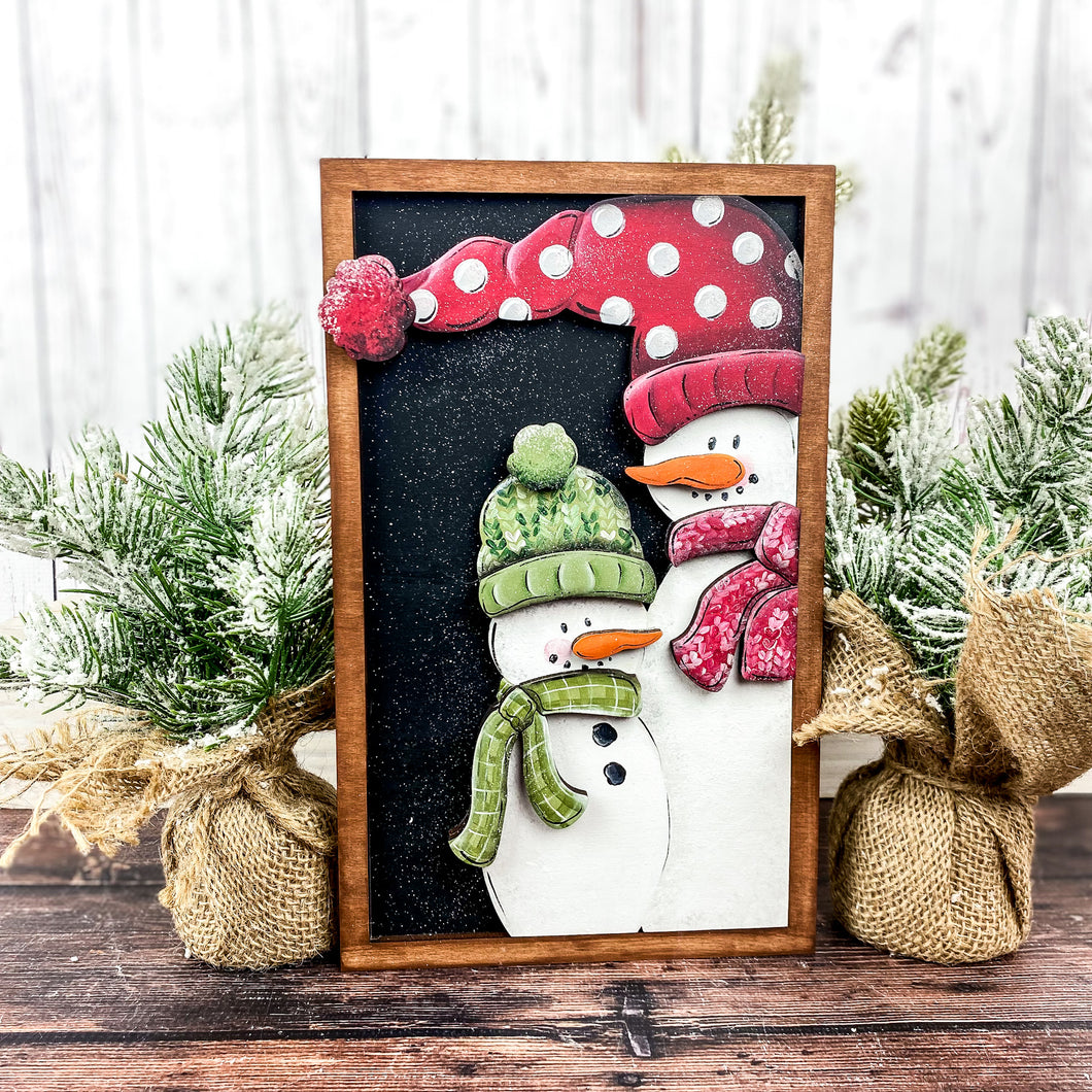 Rustic Snowman Decor