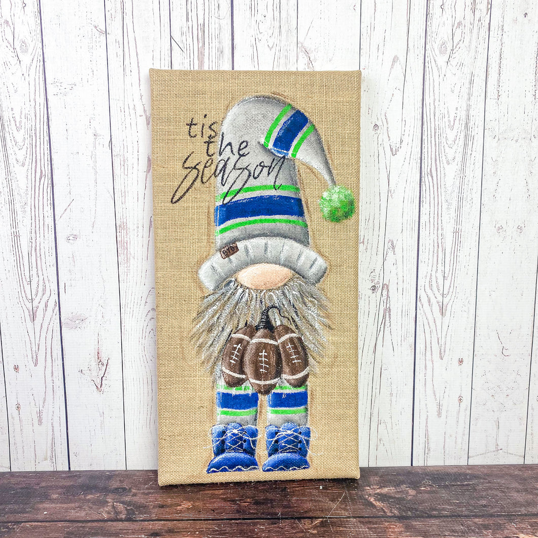 Hand painted Football gnome