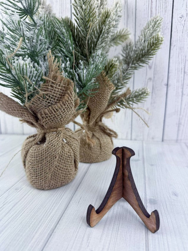 Hand-Painted Snowman and Gnome Winter Wood Décor