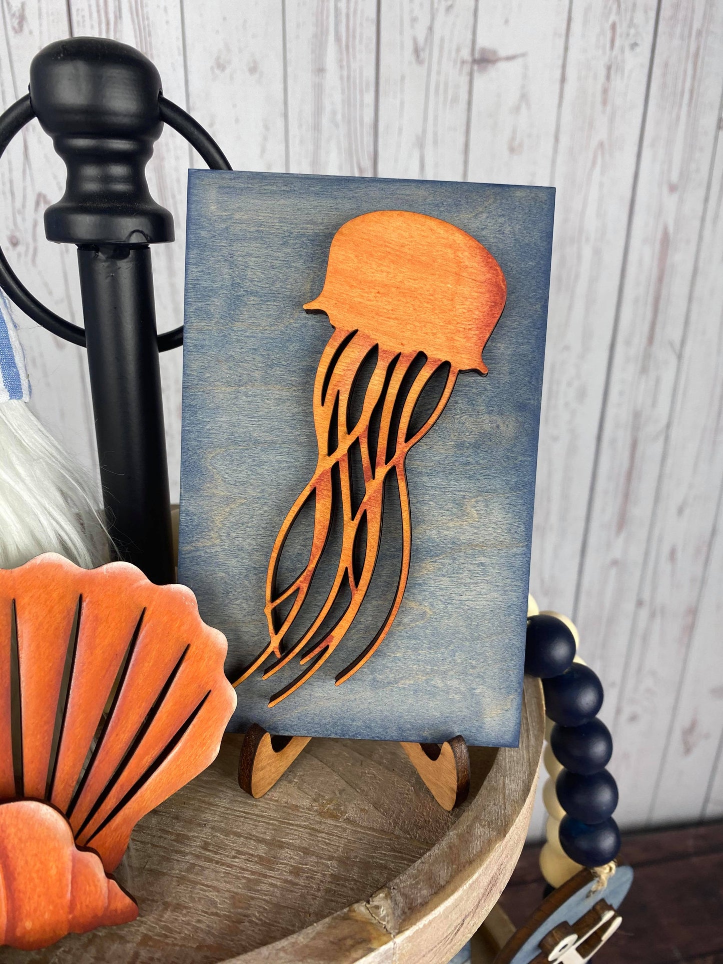 Jelly Fish 3D nautical sign
