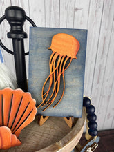 Load image into Gallery viewer, Jelly Fish 3D nautical sign
