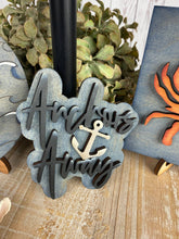 Load image into Gallery viewer, Anchors Away 3D Nautical Sign
