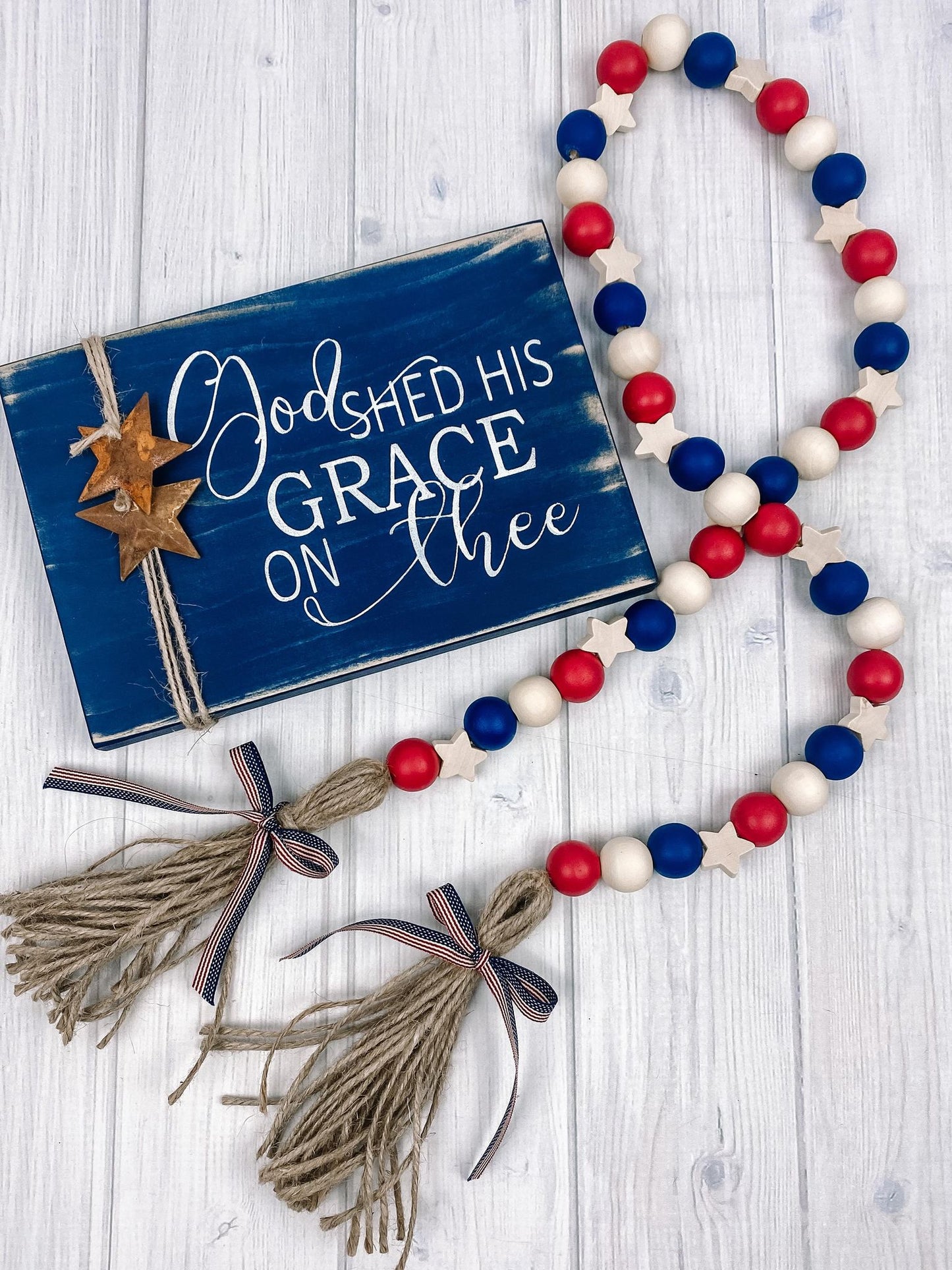 Star Spangled Banner Patriotic Garland
