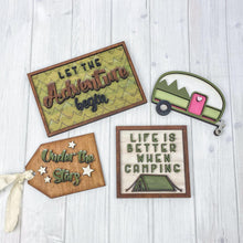 Load image into Gallery viewer, 3D Camper Wood Sign
