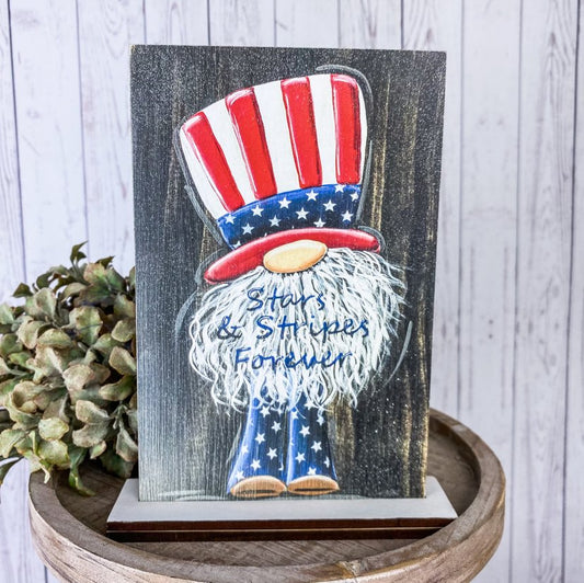 Patriotic Gnome Print