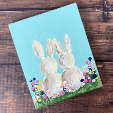 Load image into Gallery viewer, Palette Knife Bunny sign
