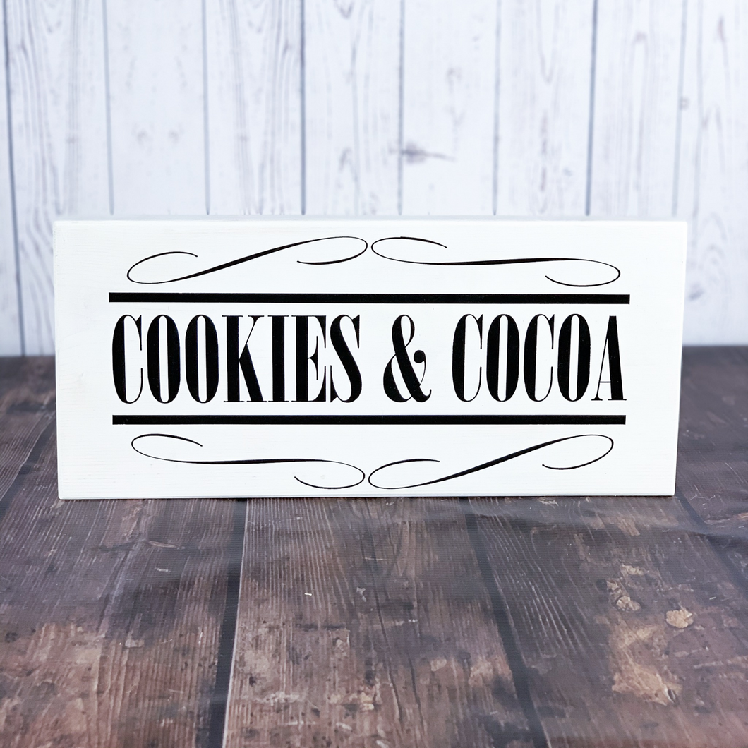 Cookies & Cocoa Bar Sign