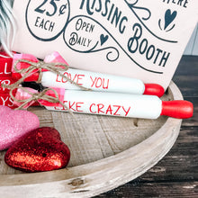 Load image into Gallery viewer, Love you like crazy Rolling Pin Set - Valentine&#39;s Day rolling pins
